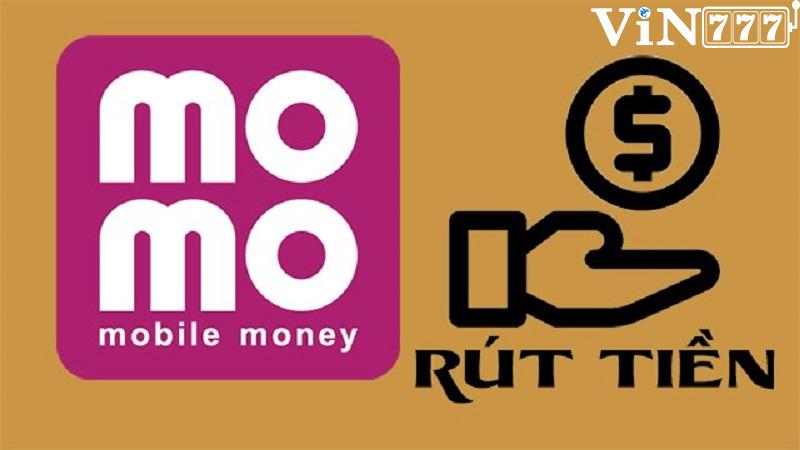 Rút tiền qua phương thức momo