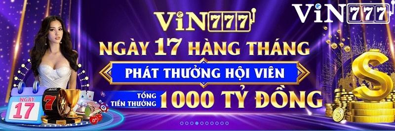 Vin777 là thương hiệu uy tín, dễ quảng bá