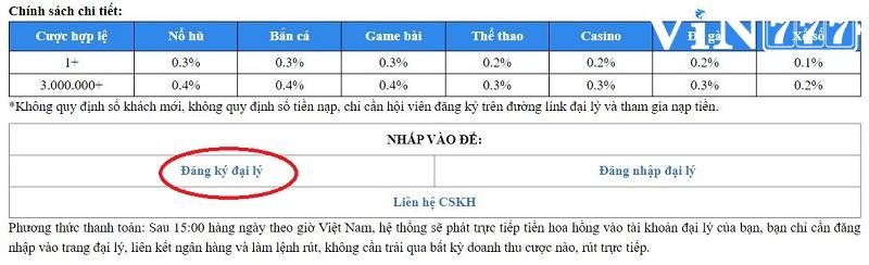 Tham gia đăng ký tại mục Khuyến mãi