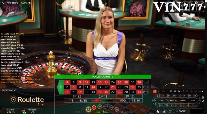 Roulette là trò chơi ăn khách nhất của sòng bài này